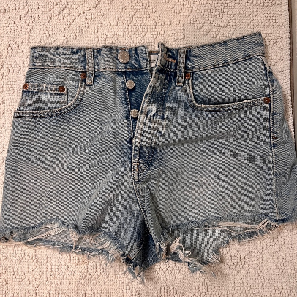 Zara Cut-off Denim Shorts